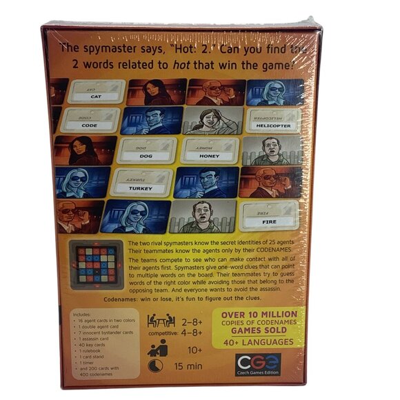CodeNames Board Game Party Competitive Clue Vlaada Chvátil Games Edition - Picture 2 of 8